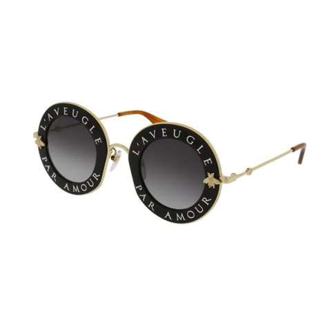 gucci black gg0113s 001 sunglasses|upside down Gucci sunglasses.